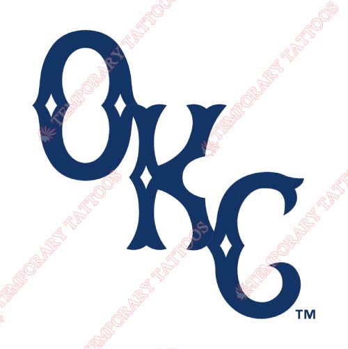 Oklahoma City Dodgers Customize Temporary Tattoos Stickers NO.8199